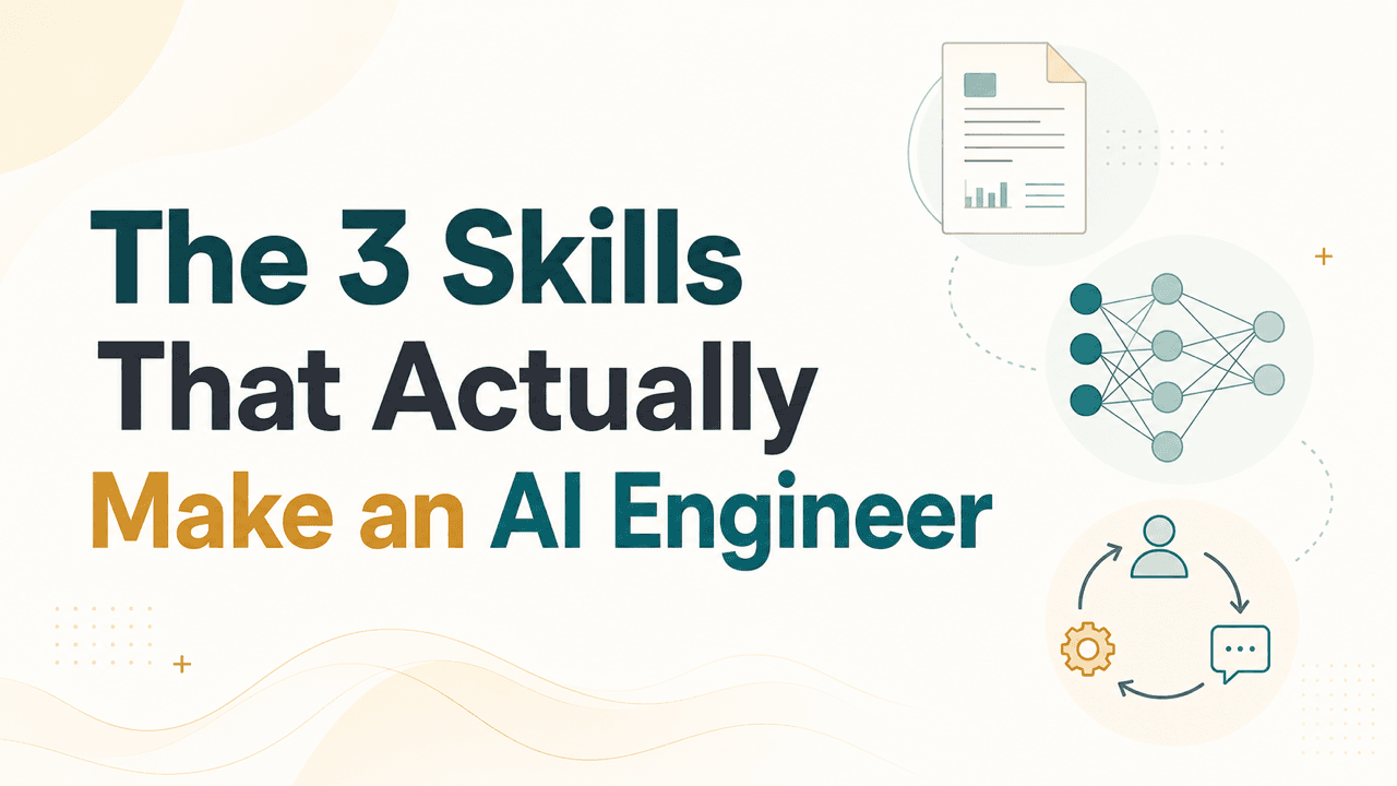 The 3 Skills That Actually Make an AI Engineer
